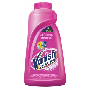 Уцінка - Засіб для видалення плям Vanish OXI ACTION ІНТЕЛЕКТ PLUS PINK -25% безкошт 1 л #
