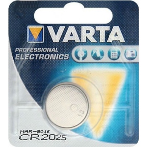 Батарейка тип CR2025 Varta CR 2025 BLI 1 LITHIUM
