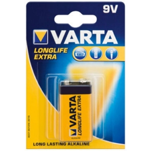 Батарейка тип 6F22 (1604) Varta LONGLIFE 6LP3146 BLI 1 ALKALINE