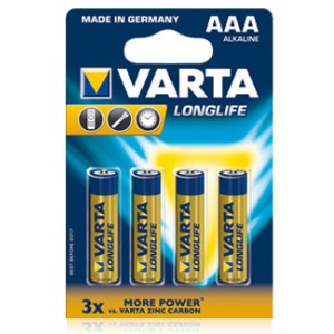 Батарейка тип AA Varta LONGLIFE AA BLI 4 ALKALINE