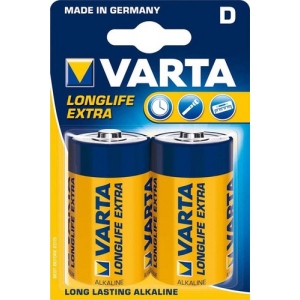 Батарейка тип D (LR-20) Varta LONGLIFE D BLI 2 ALKALINE