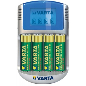 З/пристрій для акумуляторів AA/AAA Varta LCD Charger + 4xAA 2500 mAh (57070201451)