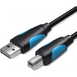 Кабель USB type A - USB type B Vention USB A Male - B Male Print 1m (VAS-A16-B100)
