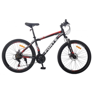 Двоколісний велосипед Forte Braves МТВ 26"/15" Black/Red