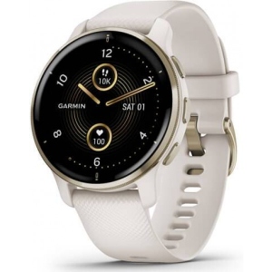 Смарт-годинник Garmin Venu 2 Plus Ivory + Cream Gold (010-02496-12)