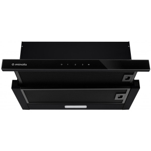 Витяжка вбудована Minola HTLS 6634 BLF 1000 LED GLASS