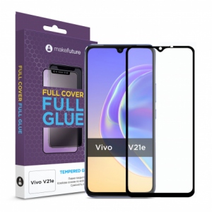 Захисне скло для смартфону MakeFuture Full Cover Full Glue Vivo V21e (MGF-VV21E)
