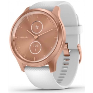 Смарт-годинник Garmin Vivomove Style S/E EU Rose Gold White (010-02240-20)