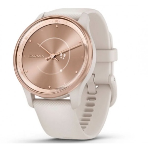 Смарт-годинник Garmin Vivomove Trend, WW, White Cream, Silicone (010-02665-01)