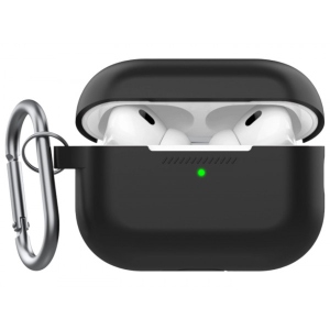 Чохол для навушників KeyBudz for AirPods Pro 2 Elevate Series Keychain Black (APP2_S8_BLK)
