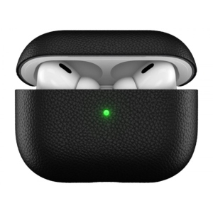 Чохол для навушників KeyBudz for AirPods Pro 2 Artisan Series Leather Black (APP2_S3_BLK)
