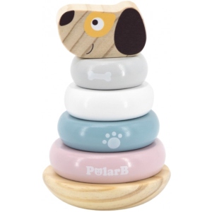 Пірамідка Viga Toys PolarB Собачка-неваляшка (44042)