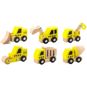 Наземна спецтехніка Viga Toys Будтехніка 6 шт. (50541)
