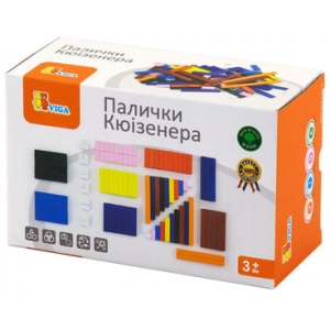 Настільна гра розвиваюча (3-4 роки) Viga Toys Палички Кюїзенера (51765)