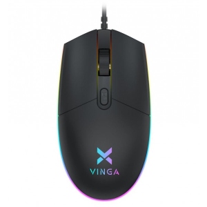 Миша дротова ігрова Vinga MSG-100 Black