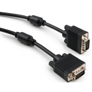 Кабель Vinga VGA 3.0m Ferrits (VCPVGAF3BK)