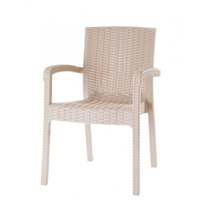 Садовий стілець VIOLET HOUSE 0840 Роттанг Cappuchino Trend Lux