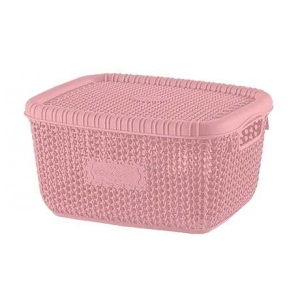 Корзина для зберігання VIOLET HOUSE 1009 Віолетта Pink з/кр. 5 л