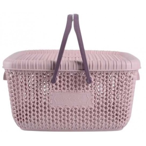 Корзина для зберігання VIOLET HOUSE 1010 Виолетта Pink Powder з/к 5 л