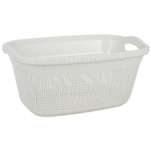 Кошик для білизни VIOLET HOUSE 1013 Віолетта White 40 л
