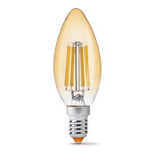Лампочка світлодіодна Videx Filament C37FA 6W E14 2200K 220V (VL-C37FA-06142)