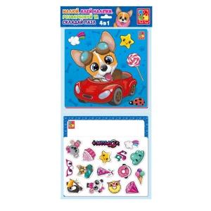 Набір для творчості мікс Vladi Toys Набір 4 в 1. Веселі звірятка (VT4210-16) фірмовий сайт