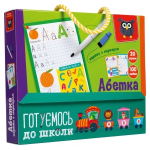 Настільна гра розвиваюча (3-4 роки) Vladi Toys ''Готуємось до школи: Абетка'' (VT5010-21)