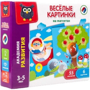Настільна гра магнітна (3-4 роки) Vladi Toys Веселі картинки (рус) (VT5422-02)