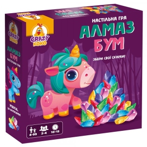 Настільна гра розважальна (3-4 роки) Vladi Toys маршрутна. Алмаз бум єдиноріжки (VT8055-31)