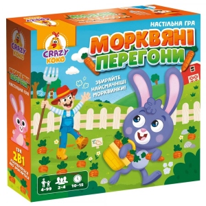 Настільна гра розважальна (3-4 роки) Vladi Toys маршрутна. Морквяні перегони (VT8055-33)