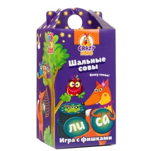 Настільна гра карткова (5-7 років) Vladi Toys Шалені сови. Бачу слово! Рус. (VT8033-02)
