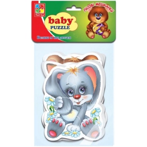Пазли м'які (до 2 років) Vladi Toys "Лісові мешканці" (укр) (VT1106-79)