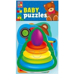 Пазли м'які (до 2 років) Vladi Toys "Іграшки" (укр) (VT1106-94)
