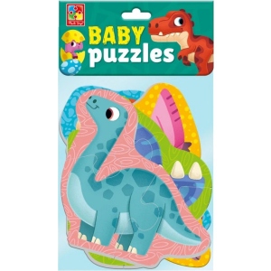 Пазли м'які (до 2 років) Vladi Toys "Динозаври" (укр) (VT1106-93)