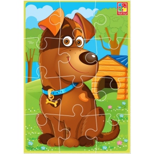 Пазли м'які (до 2 років) Vladi Toys "Песик" (укр) (VT1103-92) в Україні