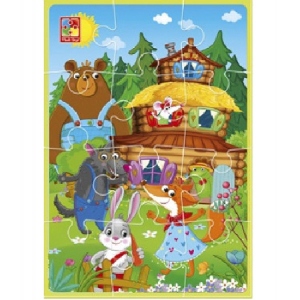 Пазли м'які (до 2 років) Vladi Toys А5 Малюк зможе ''Теремок'' (VT1103-95) порівняти ціни