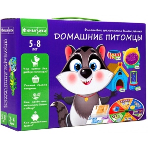 Настільна гра розвиваюча (5-7 років) Vladi Toys Домашні вихованці, рус. (VT2312-03)