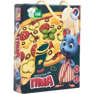 Настільна гра магнітна (3-4 роки) Vladi Toys "Піца" (укр) (VT3004-02