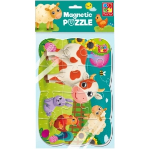 Пазли магнітні (до 2 років) Vladi Toys "Ферма" (укр) (VT3205-89)