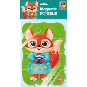 Пазли магнітні (до 2 років) Vladi Toys "Лисиця" (укр) (VT3205-92)