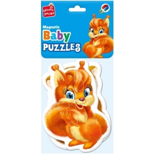 Пазли магнітні (до 2 років) Vladi Toys "Пухнастики" (укр) (VT3208-18)