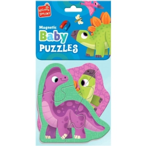 Пазли магнітні (до 2 років) Vladi Toys "Динозаврики" (укр) (VT3208-27)
