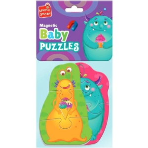 Пазли магнітні (до 2 років) Vladi Toys "Монстрики" (укр) (VT3208-31)