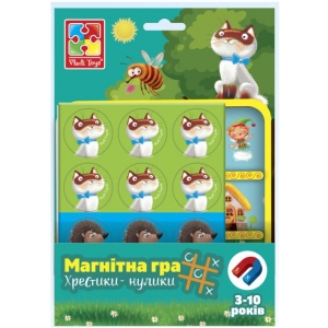 Настільна гра магнітна (3-4 роки) Vladi Toys Друзі. Хрестики-нулики (укр) (VT3703-10)