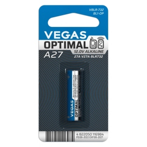 Елемент живлення тип A27 Vegas V8LR-732BL1-OP