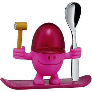 Підставка для яєць WMF 616687400 MCEGG з ложкою Pink