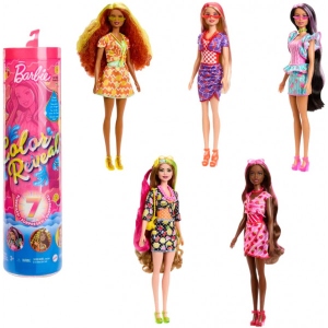 Лялька-сюрприз Barbie "Кольорове перевтілення" - "Фруктовий сюрприз" (в ас.) (HJX49)