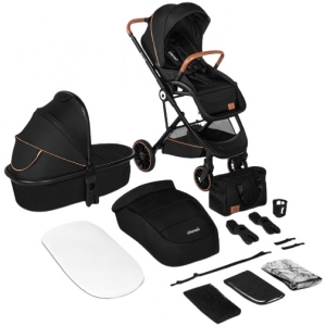 Коляска універсальна 2 в 1 Lionelo Riya 2IN1 Black Onyx
