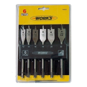 Набір свердел Works 6 шт. (W602)