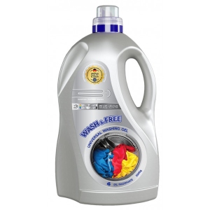 Гель для прання WASH & FREE універсальний 5000 г, 143 циклу